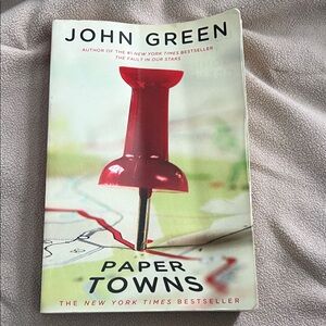 Paper Towns Red and White Coffee Table Book